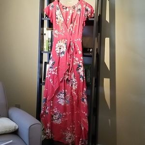 Adorable wrap dress with romper